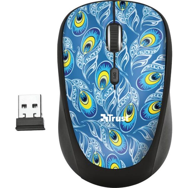 Mysz Trust YVI Peacock (23388)