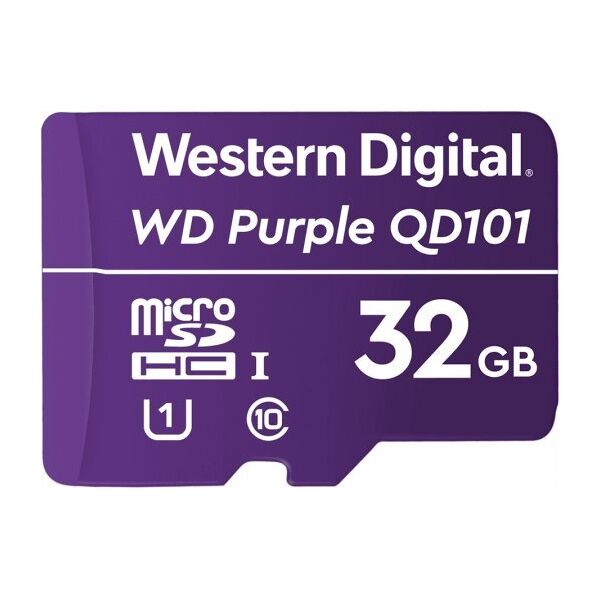 Karta WD Purple MicroSDHC 32 GB Class 10 UHS-I/U1  (WDD032G1P0C)