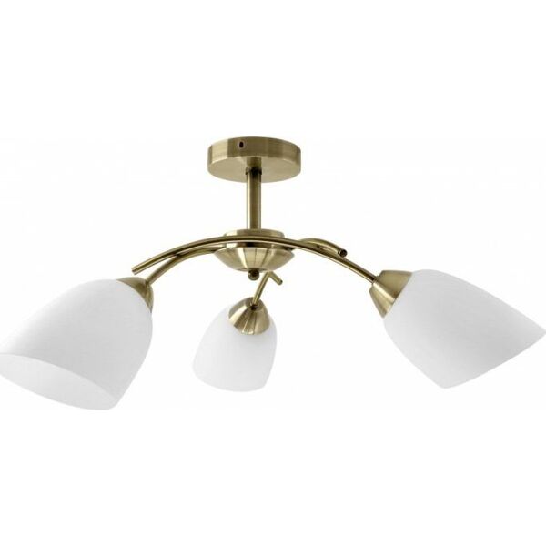 Lampa sufitowa Activejet Plafon Activejet AJE-NIKITA 3P E27 3x40W Patyna