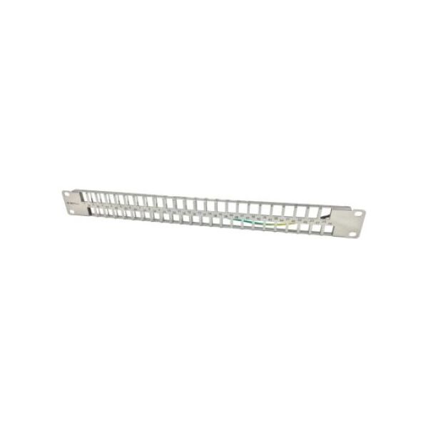 Alantec Patch panel 19" modularny 48 portów 1U z podporą niewyposażony ALANTEC