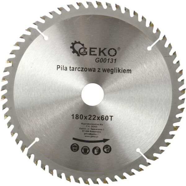 Geko Tarcza do drewna 180x22x60T(50)
