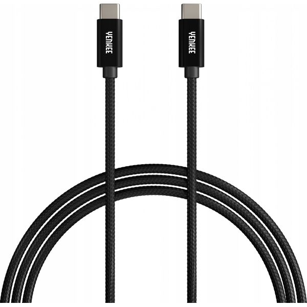 Kabel USB Yenkee USB-C - USB-C 2 m Czarny (35055947)