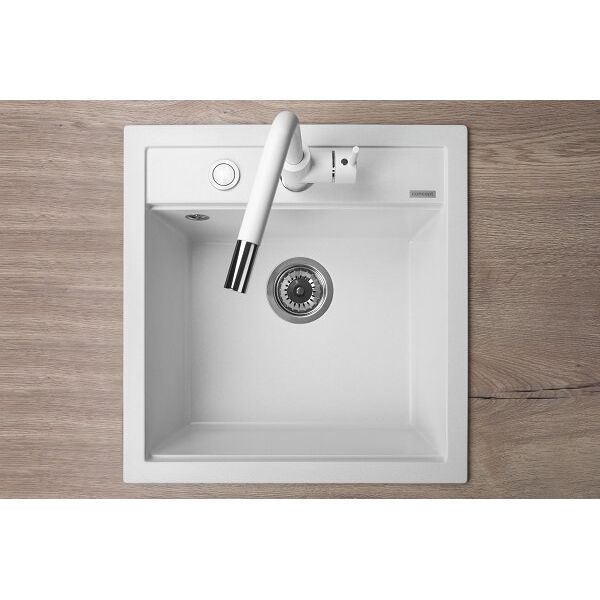 Concept DG00C50wh γρανίτης νεροχύτης κουζίνας χωρίς αποστραγγιστικό, ΛΕΥΚΟΣ 7124791 8595631007150
