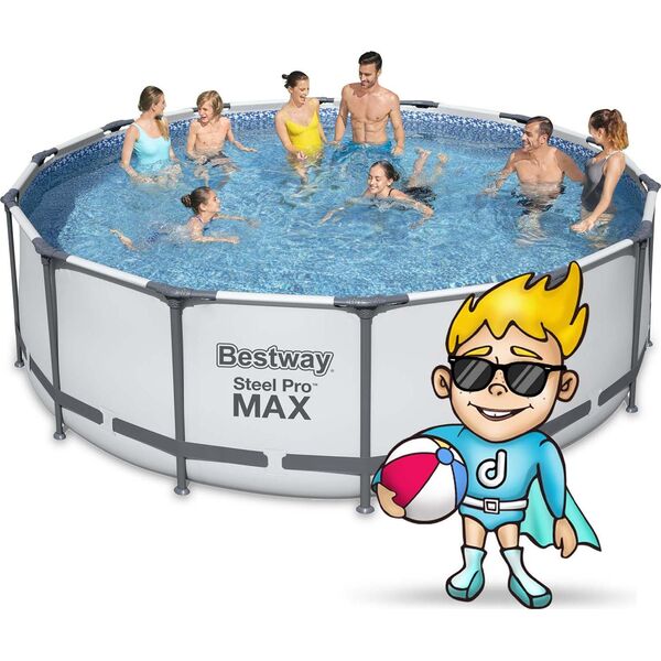 Bestway Basen stelażowy Steel Pro Max 427cm 12w1 (5612X)