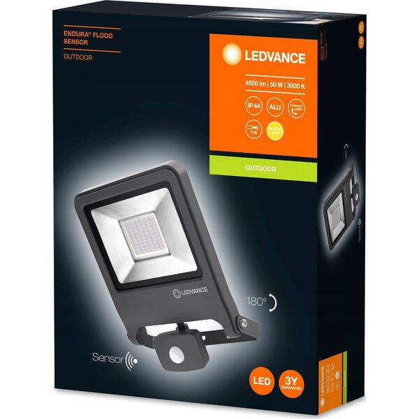 Naświetlacz Ledvance Ledvance naświetlacz Endura SENSOR 50W 830 DG