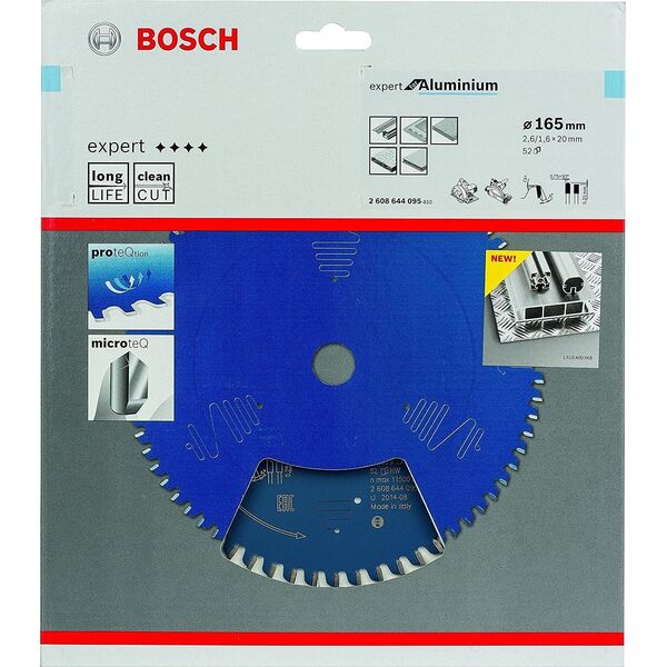Bosch Bosch Circular Saw Blade EX AL H 165x20-52 - 2608644095
