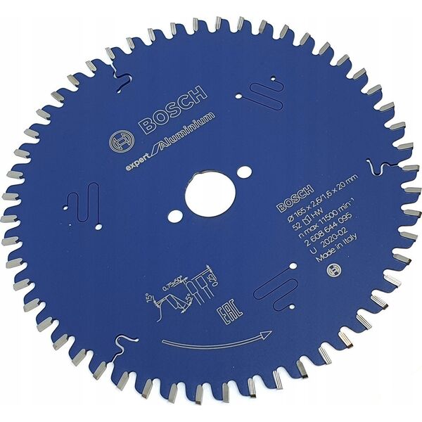 Bosch Bosch Circular Saw Blade EX AL H 165x20-52 - 2608644095