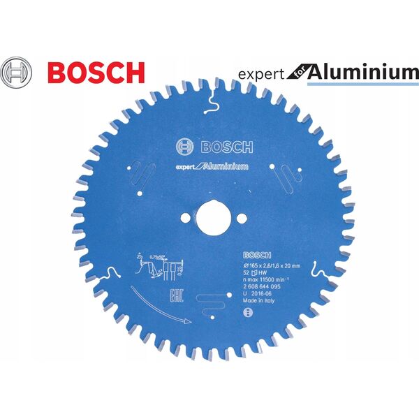 Bosch Bosch Circular Saw Blade EX AL H 165x20-52 - 2608644095