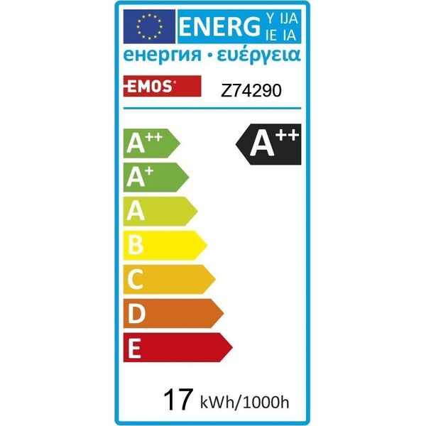 Emos Żarówka LED Emos Z74290 filament A67 17W E27 230V 2700K 2452lm ciepła biel