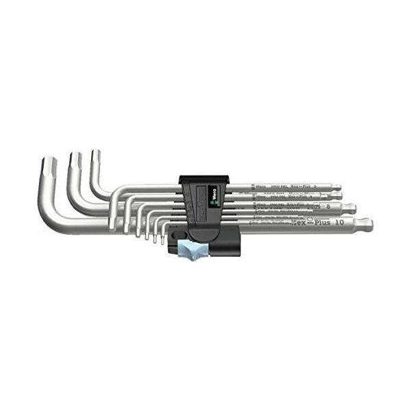 Wera Wera 3950/9 Hex-Plus Stainless 1 - L-key set, metric, stainless steel
