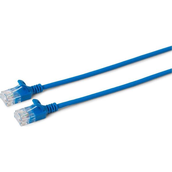 MicroConnect U/UTP CAT6A Slim 15M Blue