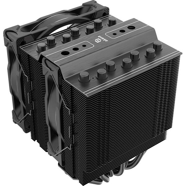 Chłodzenie CPU Akasa AKASA chladič CPU SOHO H7 Dual Tower RGB, 2x 120mm, LGA1700, AM5