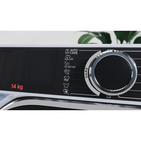 Pralka Hoover Hoover | HWP 69AMBC/1-S | Washing Machine | Energy efficiency class A | Front loading | Washing capacity 9 kg | 1600 RPM | Depth 53 cm | Width 60 cm | Display | LED | Steam function | White
