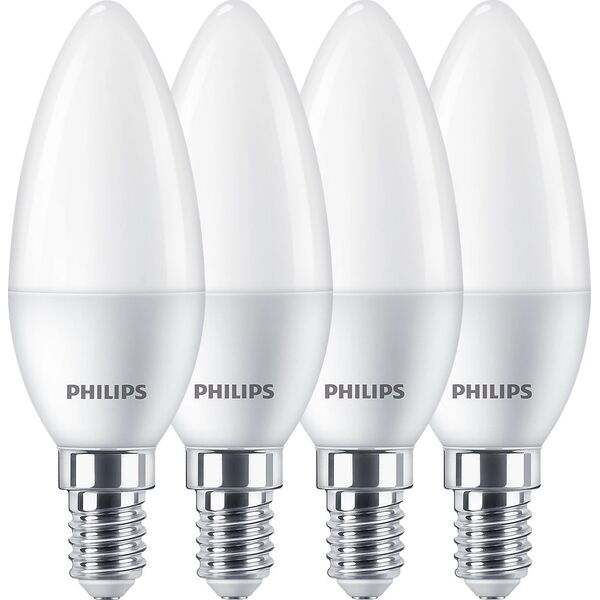 Philips Philips LED Lamp E14 4-Pack candle     40W 4000K