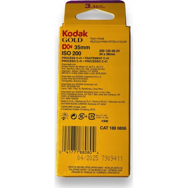 Kodak 1 Kodak Gold 200 135/36 6614449 86806033992