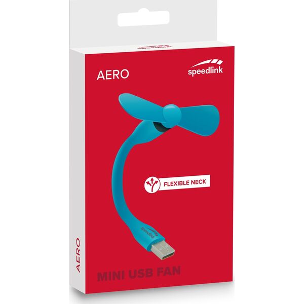 Speedlink SPEEDLINK AERO MINI USB ανεμιστήρας, μπλε 6910332 4027301359381