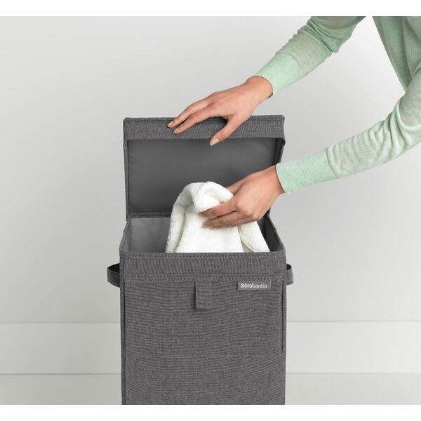 Kosz na pranie Brabantia 35L antracyt