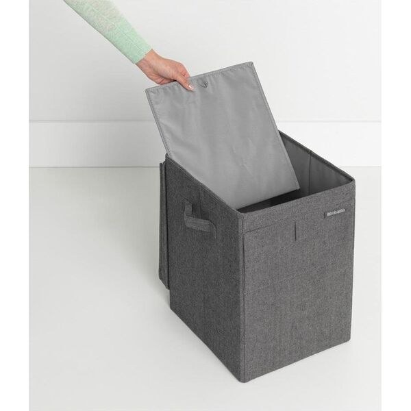 Kosz na pranie Brabantia 35L antracyt