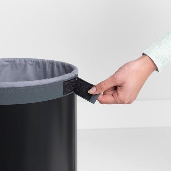 Kosz na pranie Brabantia 35L czarny (120008)