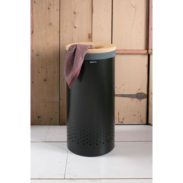 Kosz na pranie Brabantia 35L czarny (120008)