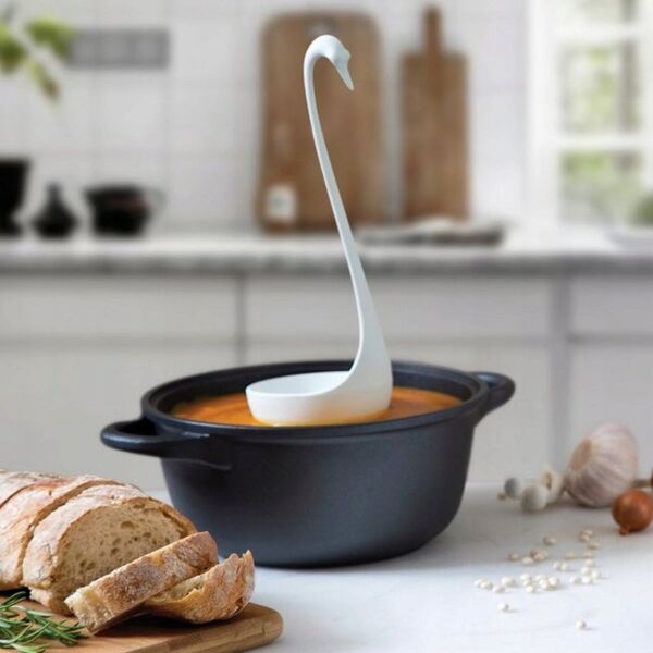 Ototo OTOTO Swanky white Soup Ladle