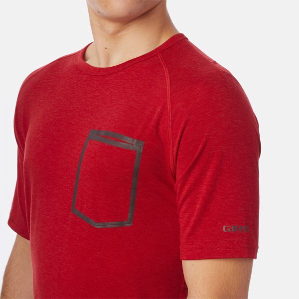 Giro Koszulka męska VENTURE JERSEY krótki rękaw roz. M czerwona (GR-8053467)
