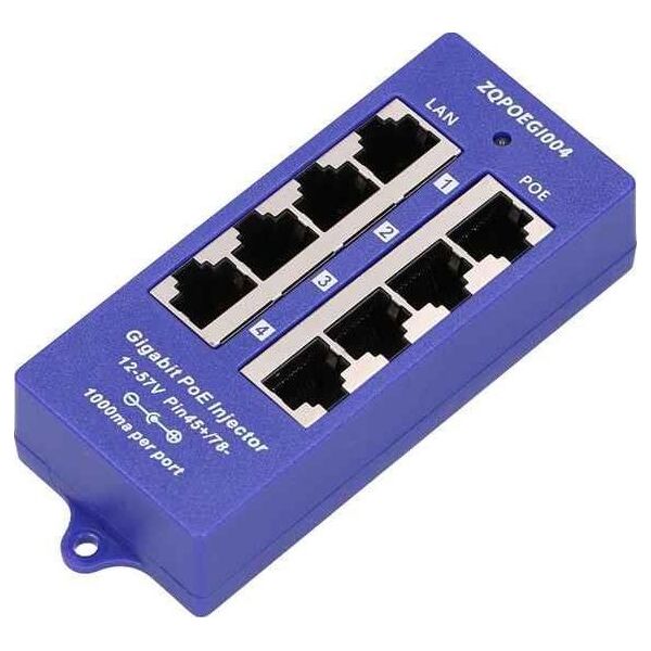 ExtraLink EXTRALINK 4 PORTOWY POE INJECTOR GIGABIT ETHERNET - EX.6358