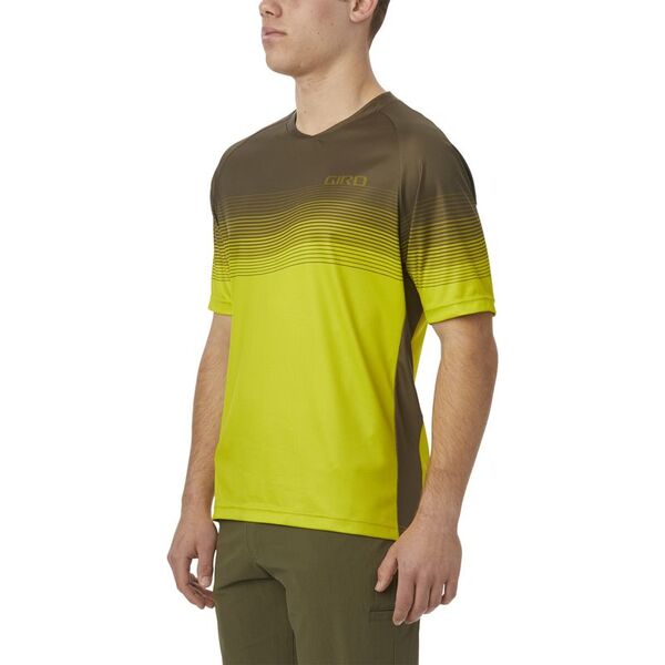 Giro Koszulka rowerowa męska Roust Jersey citron green heatwave r. M
