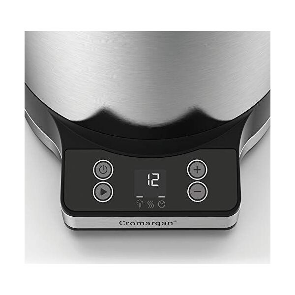 WMF Kuchenka do gotowania ryżu WMF mini (220 W, z pudełkiem na lunch, parowcem, oszczędzająca miejsce, wewnętrzna doniczka z pokrywką na wynos (1,0 l)) cromargan mat
