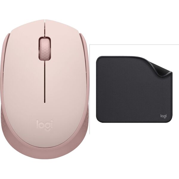 Mysz Logitech M171 różowa (910-006865) + Studio Series - GRAPHITE (956-000049)
