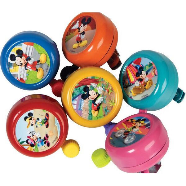 Widek Dzwonek Rowerowy MICKEY MOUSE Mix Kolorów Pudełko 12 szt (WDK-1214)