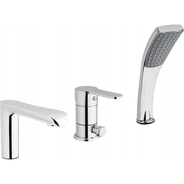 Bateria wannowa Sourcing 3- HOLE BATH TUB MIXER SIROS CHROME