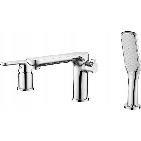 Bateria wannowa Sourcing 3- HOLE BATH TUB MIXER SIROS CHROME