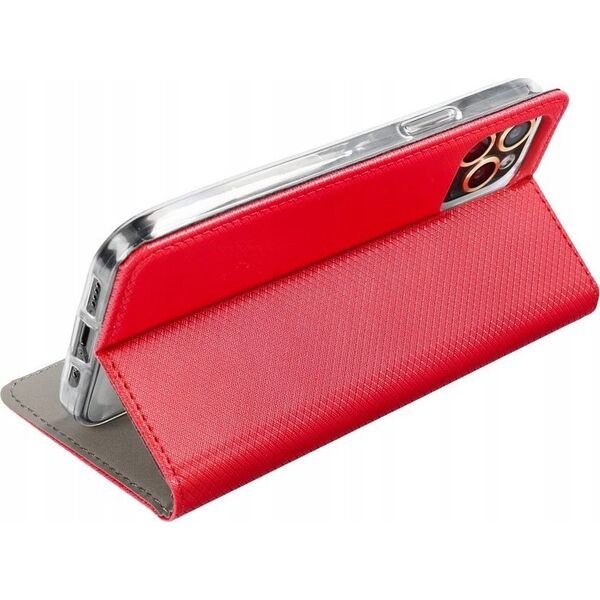 OEM Kabura SMART CASE Book do MOTOROLA G24 czerwony