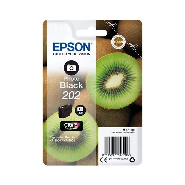 Tusz Epson Tusz 202 C13T02F14010 (Photo Black)