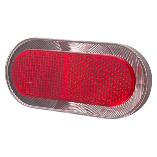 SPANNINGA Lampka tylna na bagażnik ELIPS XDS 80mm pod dynamo (303203)