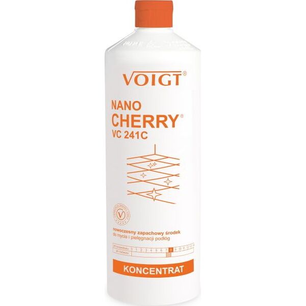 VOIGT  Voigt NANO CHERRY VC 241C Preparat do mycia podłóg, koncentrat, wiśniowy 1 l