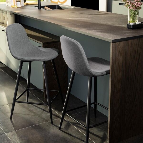 Actona CHAIR/HOKER/ACT/BOXHORN/LIGHTGREY+BLACK/91X43X48