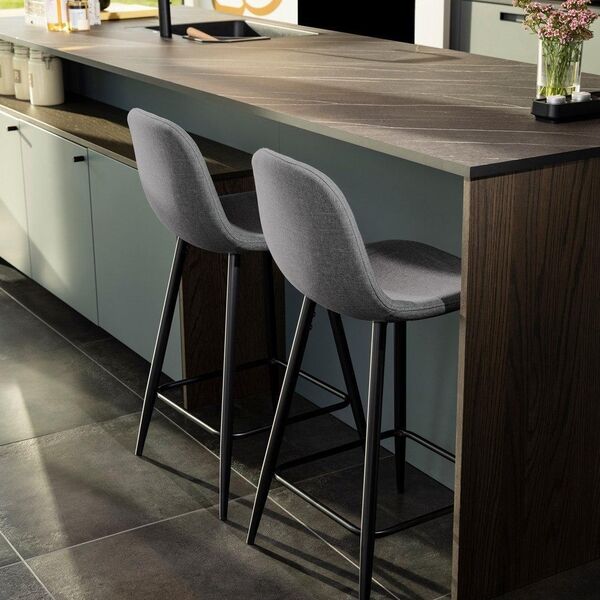 Actona CHAIR/HOKER/ACT/BOXHORN/LIGHTGREY+BLACK/91X43X48
