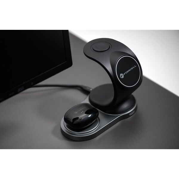 Słuchawki ForCell FORCELL F-AUDIO słuchawki bezprzewodowe / bluetooth stereo TWS CLEAR Sound czarne