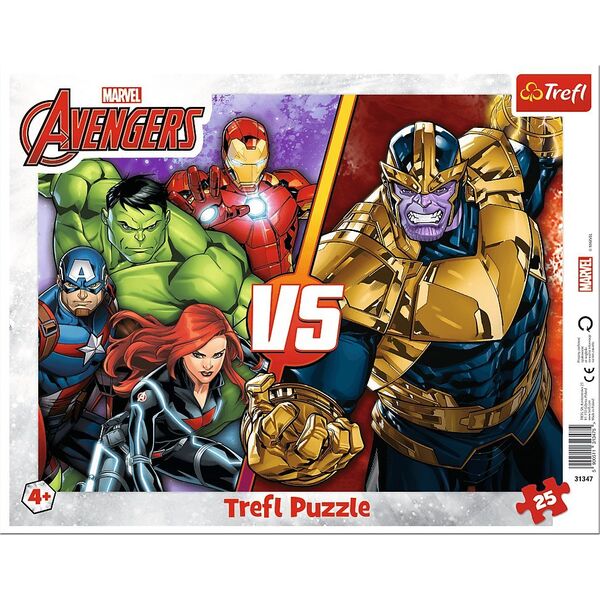 Παζλ Trefl Frame 25 τεμαχίων. The Invincible Avengers Team Disney Marvel 31427 TREFL 13276826 5900511314274