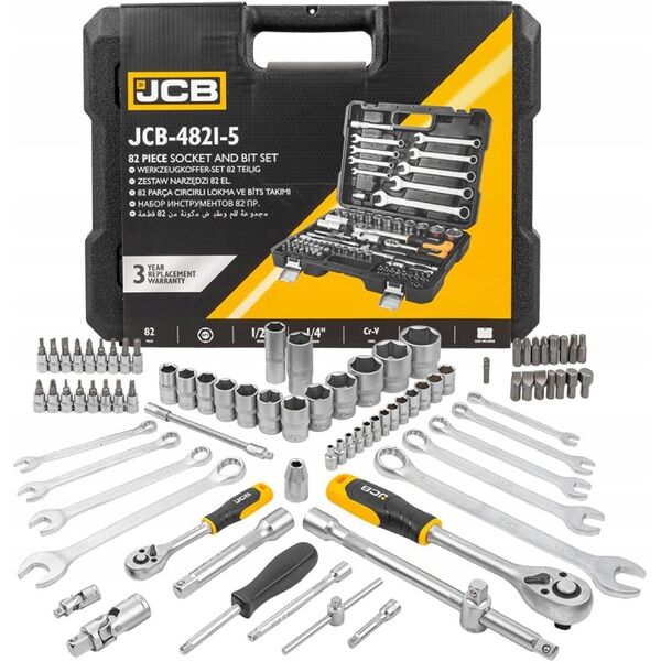 Zestaw narzędzi JCB JCB ZESTAW KLUCZY  94el. 1/2" 1/4"