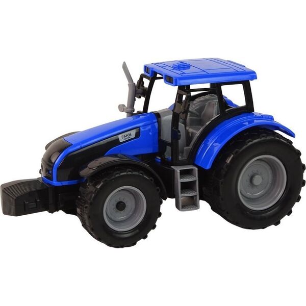LeanToys Traktor z Przyczepą Pojazd Rolniczy Farma Niebieski