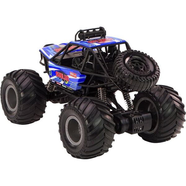 LeanToys Auto Terenowe Zdalnie Sterowane RC 1:8  Amortyzatory Niebieskie