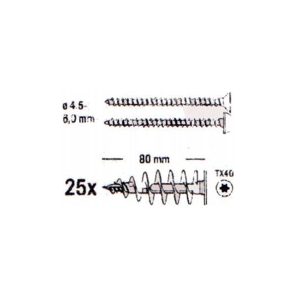 Fischer fischer insulation anchor FID II Plus 80mm (white, 25 pieces)