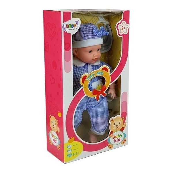 Lean Sport Lalka bobas 45cm niebieskie ubranie