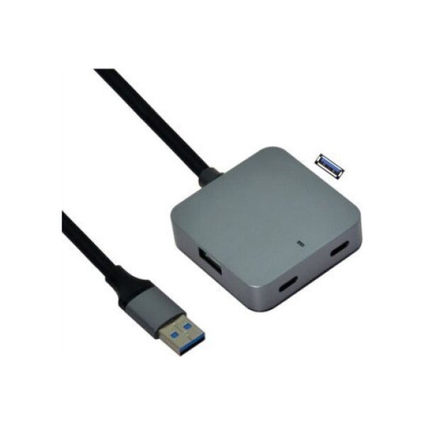 HUB USB Value VALUE Hub USB 3.2 Gen 1, 4 porty (2x USB-A + 2x USB-C), z kablem przedłużającym, 5 m