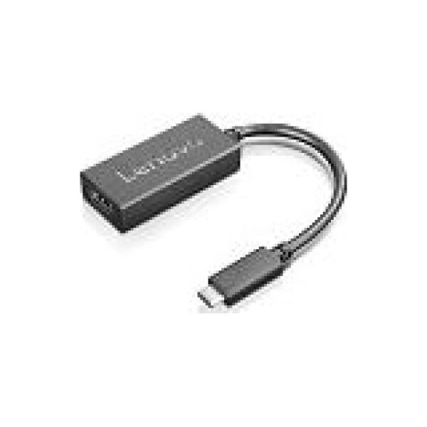 Adapter USB Lenovo USB-C - HDMI Czarny  (4X90R61022)