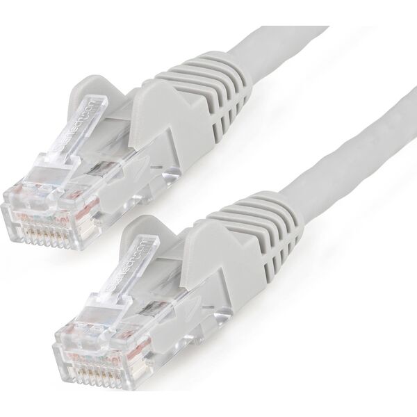 StarTech StarTech N6LPATCH50CMGR kabel sieciowy Szary 0,5 m Cat6 U/UTP (UTP)