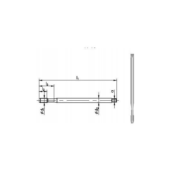 Fanar GWINTOWNIK M 8 DIN-371B EL (6H) HSSE 800